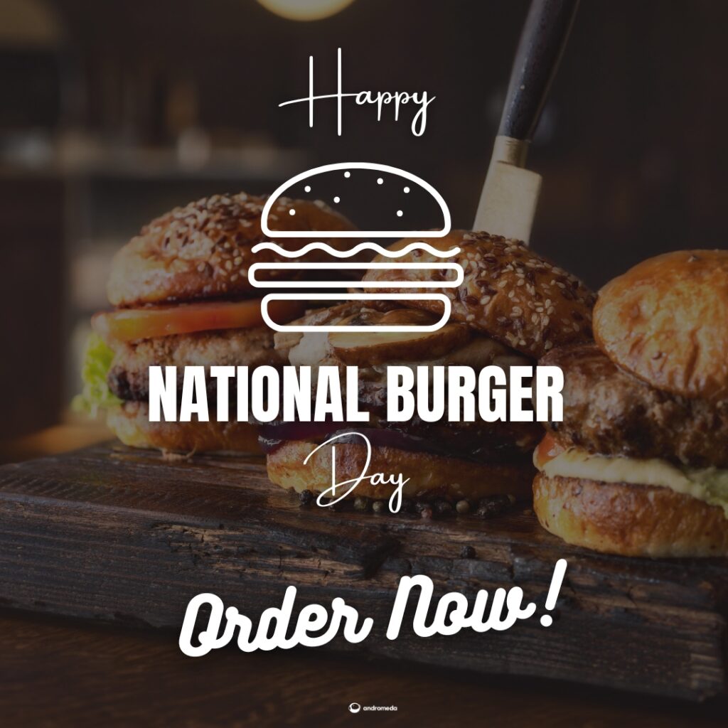 Burger Day Social Post